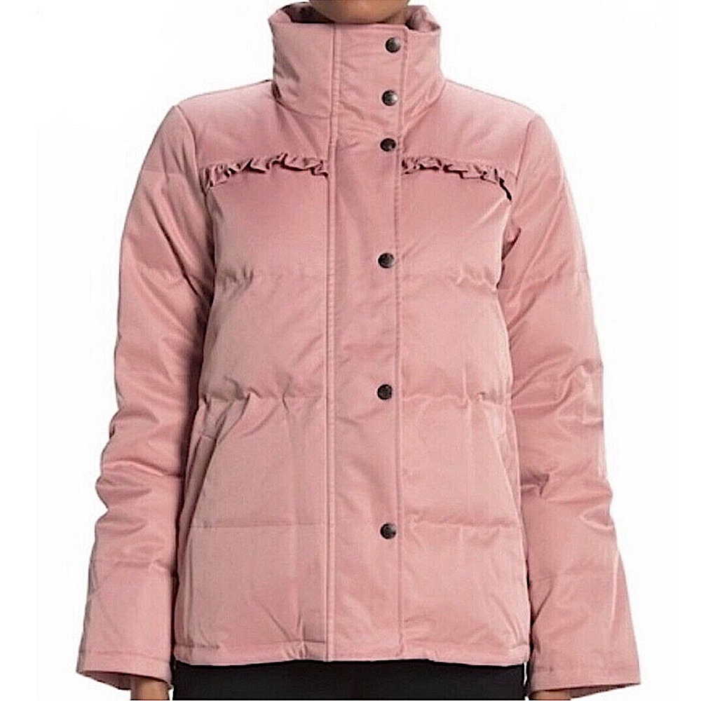 Kate Spade ruffle yoke puffer jacket